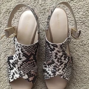 NWT size 8 Cole Haan Maddie Open Toe Wedge Sandal